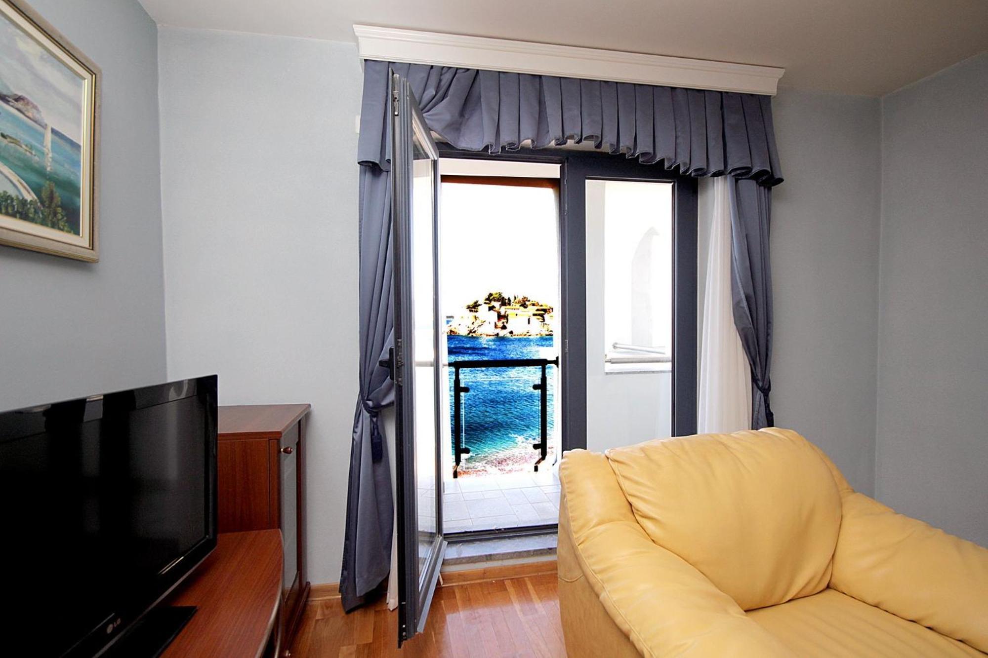 Plava Vila Beach Apartments Ilha Sveti Stefan Exterior foto